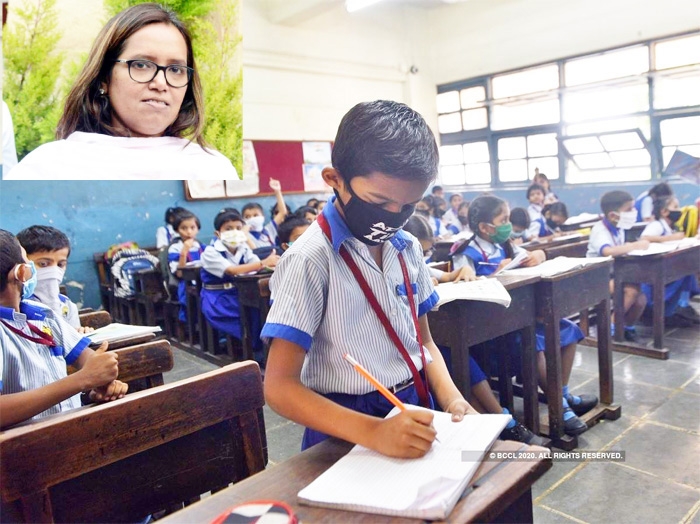 Varsha Gaikwad and school