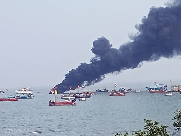 Speed Boat Fire