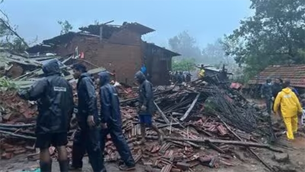 khalapur land sliding rescue operation starts